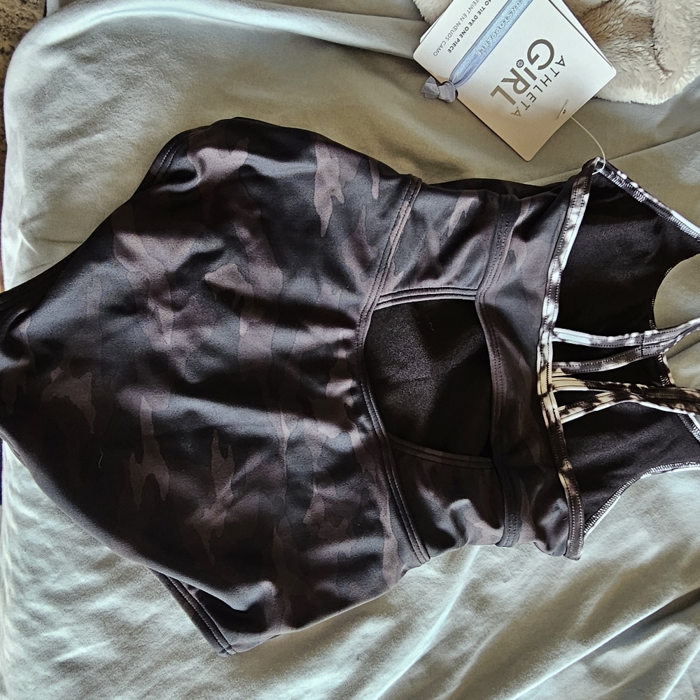 Athleta girl camo tie dye one piece